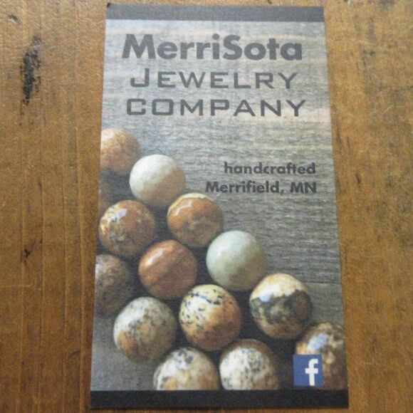 MERRISOTA JEWELRY Black Agate and Glass Stretch Bracelet Size 6" Gemstones NEW - Picture 6 of 6